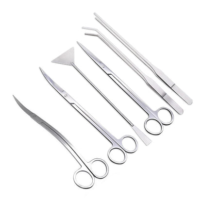 Aquarium Scissors Tweezers Tool Fish Tank Plants Wave Scissors Water