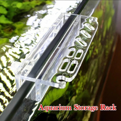 1PCS New Aquarium Plant Tools Storage Rack Acrylic Holder for Tweezer