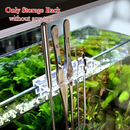 1PCS New Aquarium Plant Tools Storage Rack Acrylic Holder for Tweezer