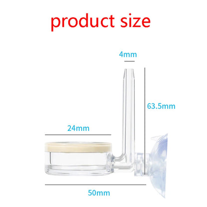 Aquarium CO2 atomizer transparent CO2 diffuser purifier integrated PC